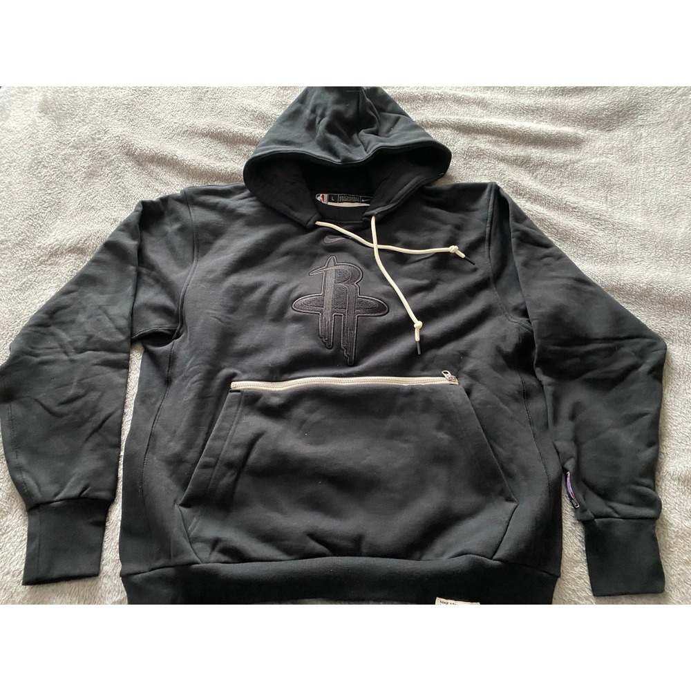 NBA Houston Rockets Hoodie Nike Pro  Perf Large Sweatshirt R Tonal Big Logo s37